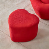 The Ibiza pouffe ottoman adds a sculptural charm to playful and contemporary interiors.